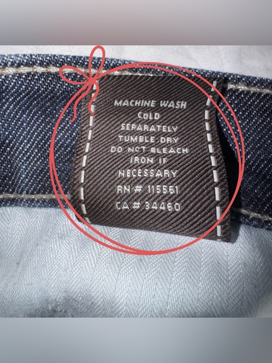 7 For All Mankind Long Bootcut Jeans | Size 32 Dark Wash - Picture 9 of 10